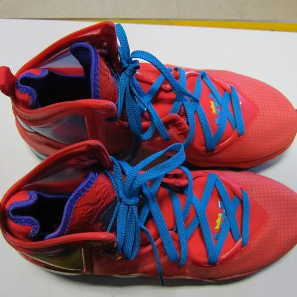 Nike Lebron 19 King Crown Mens 13.5 Siren Red/Laser Blue/Psych Purple CZ0203-600